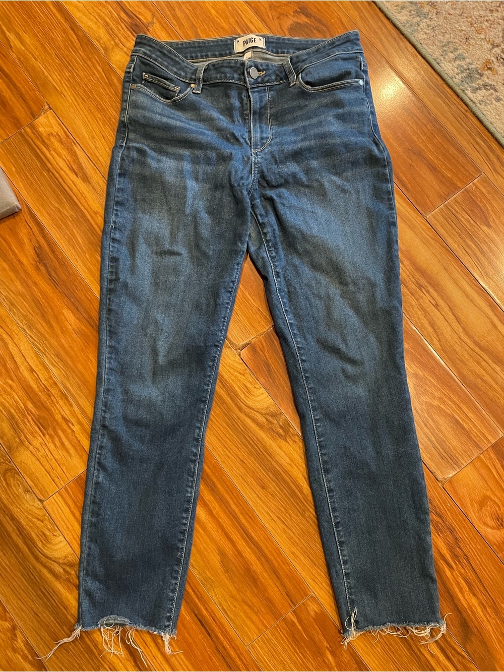 PAIGE Kylie Distressed Crop Jeans